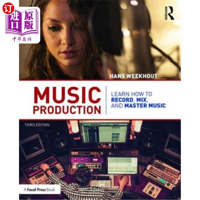 海外直订Music Production: Learn How to Record, Mix, and Master Music 音乐制作:学习如何录制、混音和掌握音乐