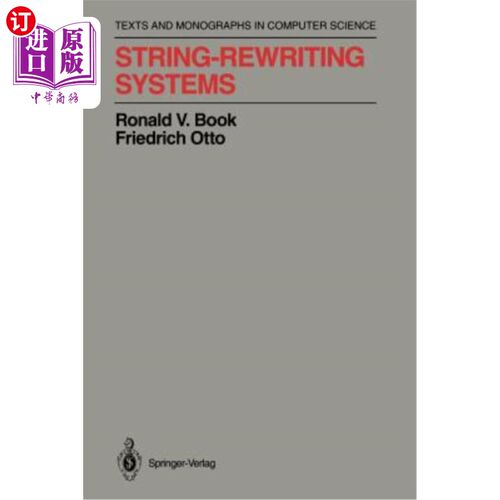 海外直订String-Rewriting Systems String-Rewriting系统