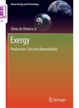 海外直订Exergy: Production, Cost and Renewability (火用):生产、成本和可再生