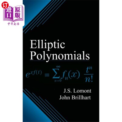 海外直订Elliptic Polynomials 椭圆多项式