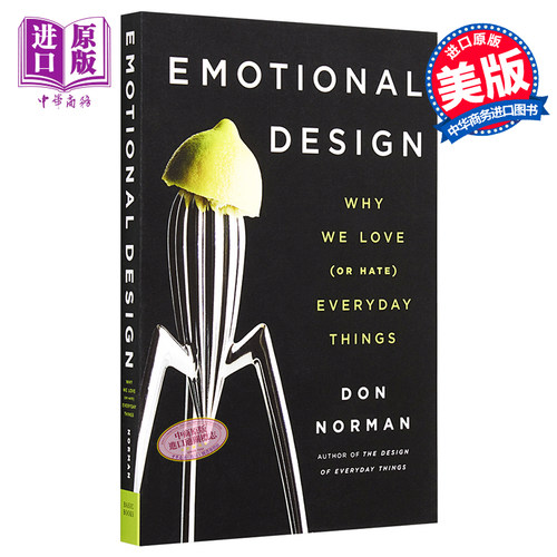 现货 设计心理学3：情感化设计 英文原版 豆瓣阅读 Emotional Design 【中商原版】