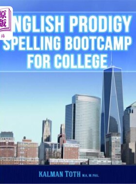 海外直订English Prodigy Spelling Bootcamp For College 大学英语天才拼写训练营