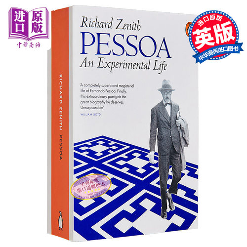 佩索阿 实验生活 入围2022 年普利策传记奖 Pessoa An Experimental Life 英文原版 Richard Zenith【中商原版】