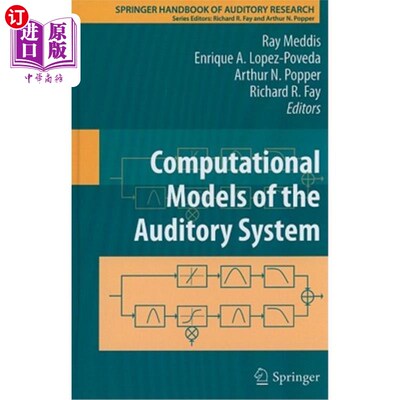 海外直订医药图书Computational Models of the Auditory System 听觉系统的计算模型
