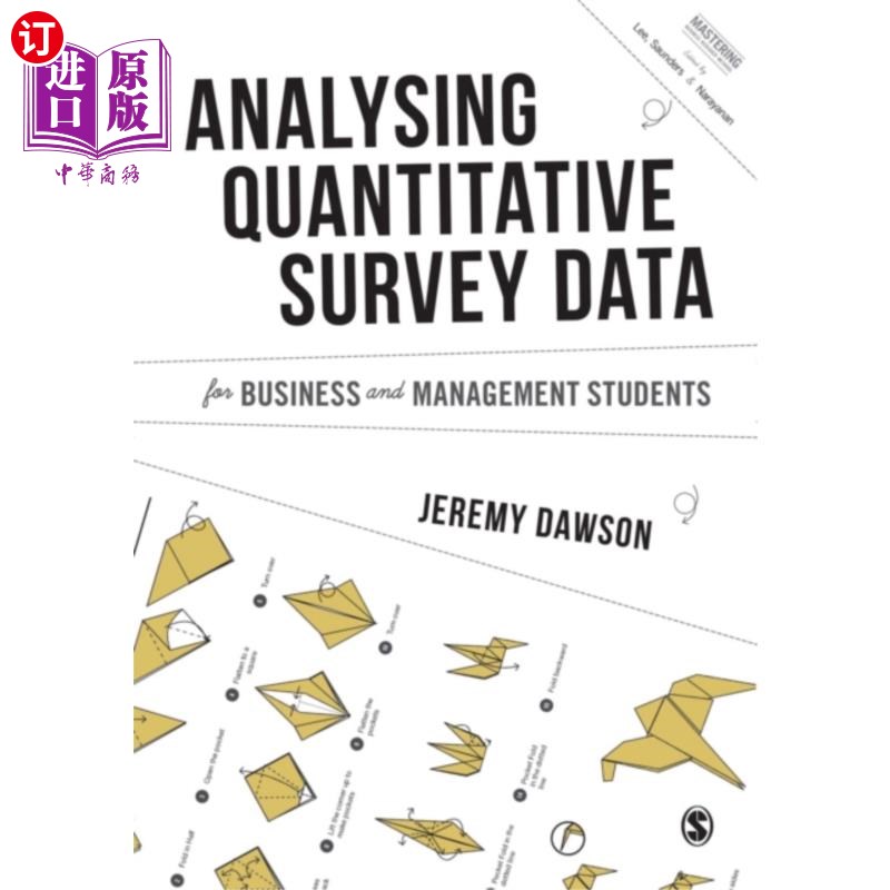 海外直订Analysing Quantitative Survey Data for Business ... 分析商业和管理专业学生的定量调查数据