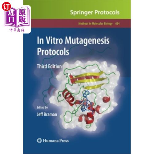 海外直订In Vitro Mutagenesis Protocols 体外诱变协议