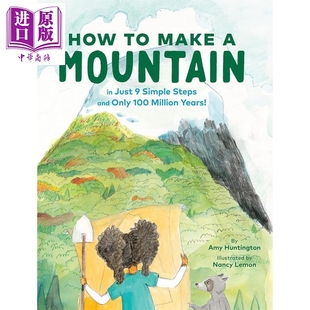 儿童科普绘本 How Make 5岁以上 建造一座山 精装 Mountain 地球科学类儿童读物 图画故事 英文原版 中商原版 进口书