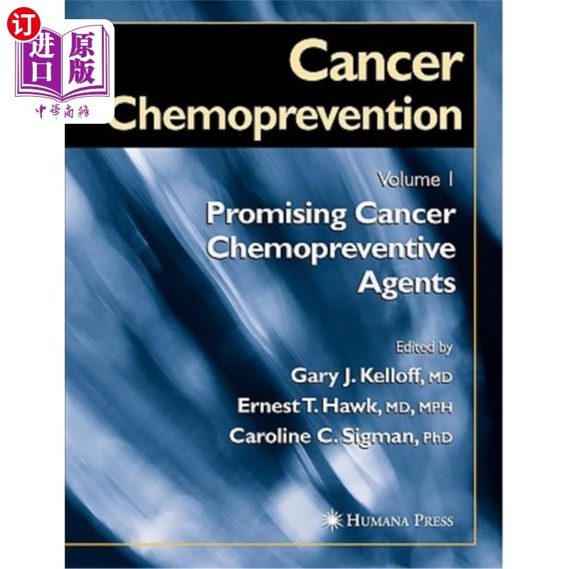 海外直订医药图书Cancer Chemoprevention: Volume 1: Promising Cancer Chemopreventive Agents 癌症化学预防:第1卷:有前