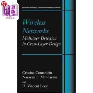 Layer 多用户检测 Multiuser 跨层设计中 无线 Design Cross Detection Networks 海外直订Wireless
