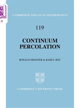 海外直订Continuum Percolation 连续渗流