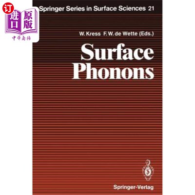 海外直订Surface Phonons 表面声子