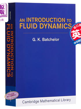 预售 流体动力学概论 英文原版 物理学经典教材 An Introduction to Fluid Dynamics Cambridge University G. K. Batchelor