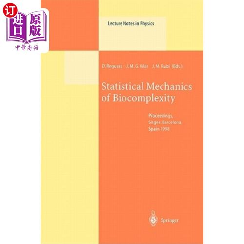海外直订Statistical Mechanics of Biocomplexity: Proceedings of the XV Sitges Conference, 生物复杂性的统计力学:第十