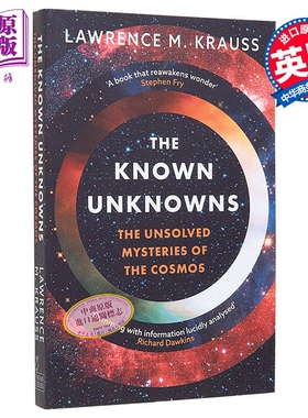 现货 那些人类已知的未知问题 Known Unknowns Unsolved Mysteries of the Cosmos 英文原版 Lawrence Krauss 宇宙【中商原版】