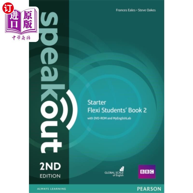 海外直订Speakout Starter 2nd Edition Flexi Students' Boo... Speakout Starter第二版Flexi学生教材2与我的英语实验室包