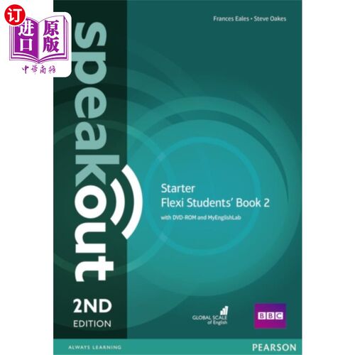 海外直订Speakout Starter 2nd Edition Flexi Students' Boo... Speakout Starter第二版Flexi学生教材2与我的英语实验室包