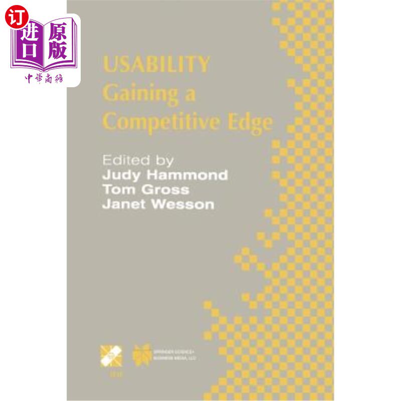 海外直订Usability: Gaining a Competitive Edge 可用性：获得竞争优势