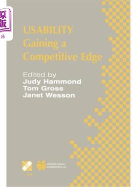 海外直订Usability: Gaining a Competitive Edge 可用性：获得竞争优势