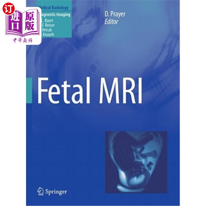 海外直订医药图书Fetal MRI 胎儿磁共振成像