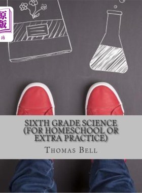 海外直订Sixth Grade Science (For Homeschool or Extra Practice) 六年级科学(家庭学校或课外实践)