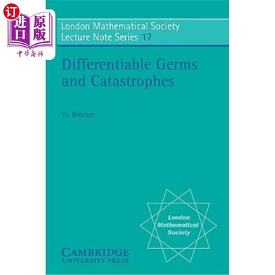 海外直订Differentiable Germs and Catastrophes 可辨别的细菌和灾难