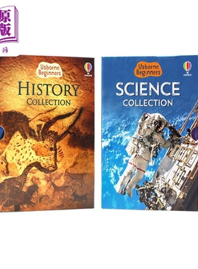 英文原版 尤斯伯恩初学者系列2盒共20册 科学历史 Usborne Beginners Science History Boxset 科普读物 进口图书【中商原版】