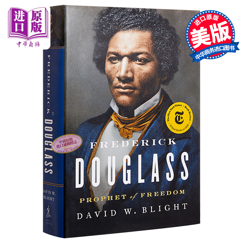 现货 【中商原版】弗雷德里克道格拉斯传 英文原版 Frederick Douglass: Prophet of Freedom David W. Blight 人物传记