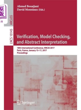 海外直订Verification, Model Checking, and Abstract Interpretation 验证、模型检查和抽象解释