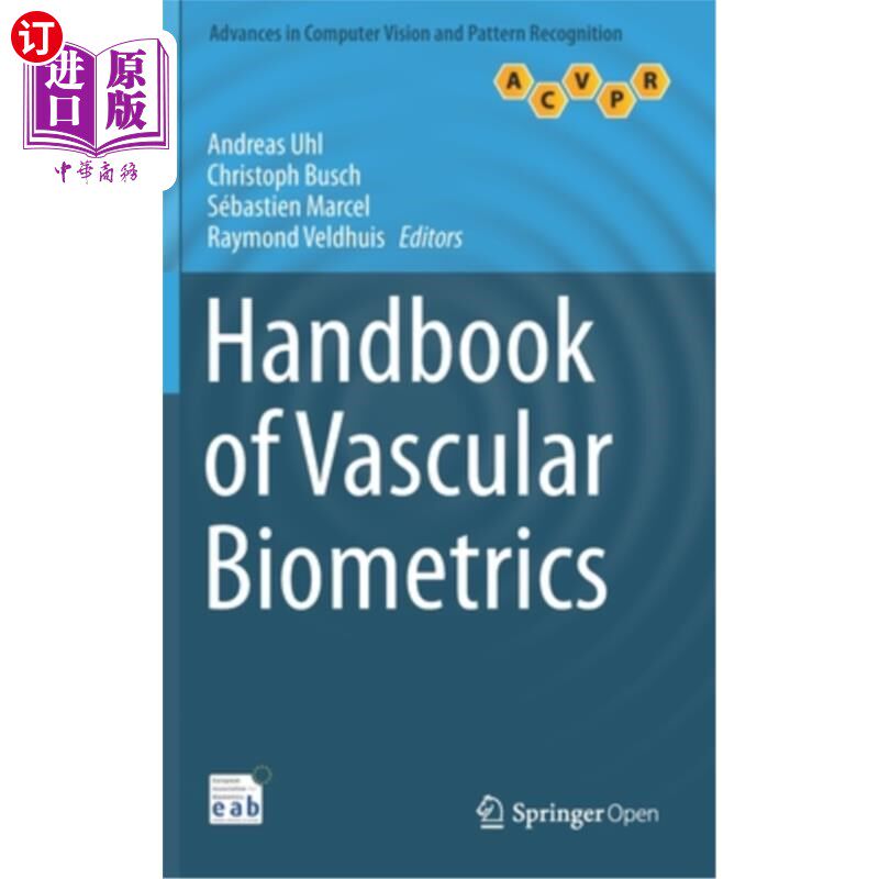 海外直订Handbook of Vascular Biometrics 血管生物识别手册