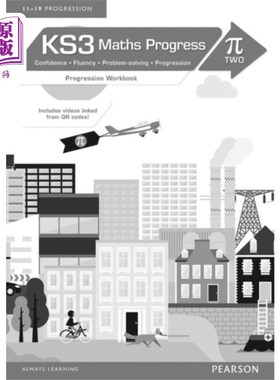 海外直订KS3 Maths Progress Progression Workbook Pi 2 (pa... KS3数学进阶练习册Pi 2(每包8本)