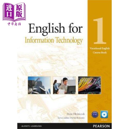 现货 职业英语IT教材带光盘 Vocational English for IT Course Book w/ CD-ROM 培生职业英语系列【中商原版】