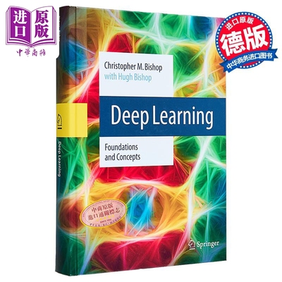 深度学习 基础和概念 图灵奖三巨头推荐 英文原版 Deep Learning Foundations and Concepts Chris Bishop【中商原版】