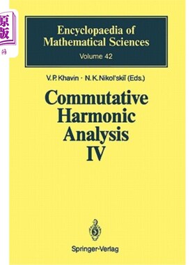 海外直订Commutative Harmonic Analysis IV: Harmonic Analysis in Irn 换相谐波分析IV:Irn中的谐波分析