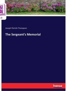 海外直订The Sergeant's Memorial 中士纪念碑