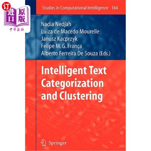 海外直订Intelligent Text Categorization and Clustering 智能文本分类和聚类