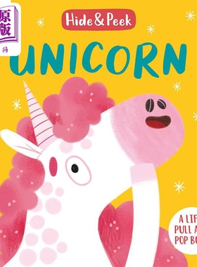 现货 Unicorn: A lift pull and pop book 翻翻独角兽 英文原版 儿童绘本 幼儿认知识物 Nancy Loewen 0-3岁【中商原版】