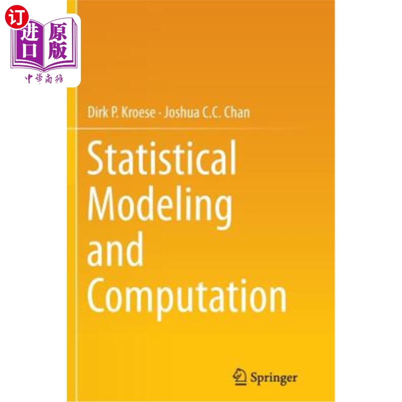 海外直订Statistical Modeling and Computation 统计建模与计算