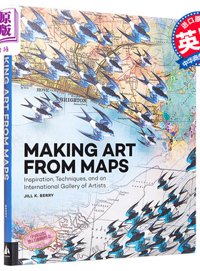 现货 地图艺术 进口艺术 艺术 设计灵感 Making Art from Maps