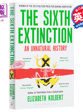 【中商原版】英文原版 The Sixth Extinction 大灭绝时代 Elizabeth Kolbert