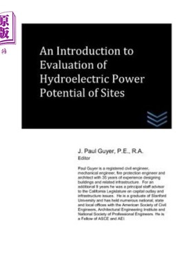 海外直订An Introduction to Evaluation of Hydroelectric Power Potential of Sites 场址水电潜力评价导论