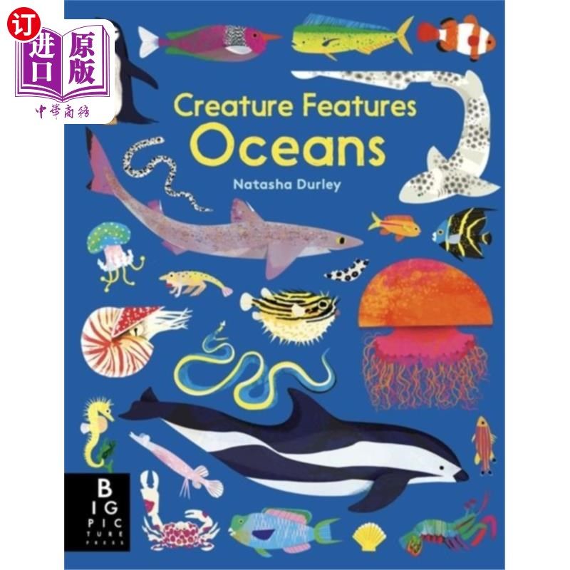 海外直订Creature Features Oceans 海洋生物的特性