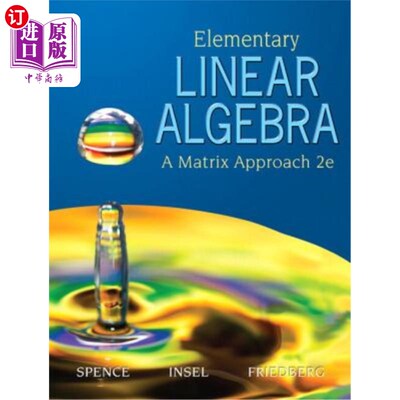 海外直订Elementary Linear Algebra (Classic Version) 初等线性代数（经典版）