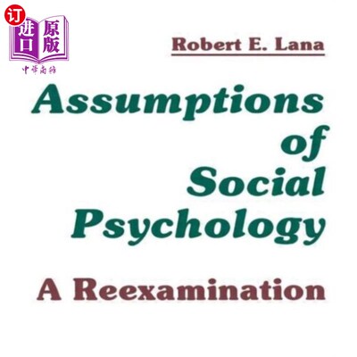 海外直订Assumptions of Social Psychology 社会心理学假设
