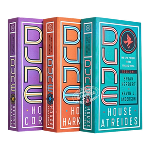 沙丘周边书 沙丘前传沙丘序曲三部曲 英文原版 Dune Prelude to Dune Brian Herbert 可搭沙丘六部曲沙丘小说