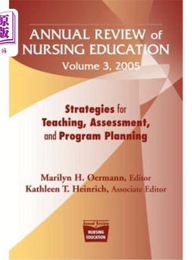 海外直订医药图书Annual Review of Nursing Education Volume 3, 2005: Strategies for Teaching, Asse 护理教育年度回顾20