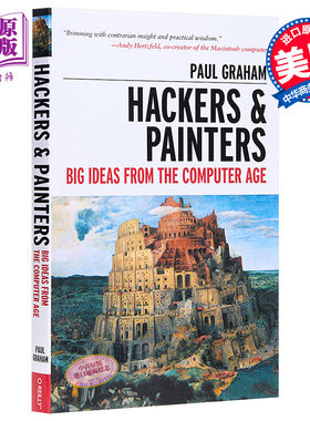 黑客与画家 英文原版 Hackers Painters Big Ideas from the Computer Age Paul Graham【中商原版】