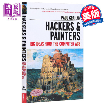 预售 黑客与画家 英文原版 Hackers Painters Big Ideas from the Computer Age Paul Graham【中商原版】