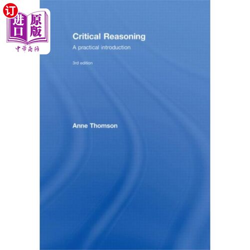 海外直订Critical Reasoning 批判性推理