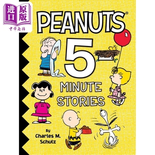 Stories 中商原版 绘本 Minute 故事图画书 史努比 5分钟花生漫画 进口图书 Peanuts Snoopy 英文原版 儿童精装