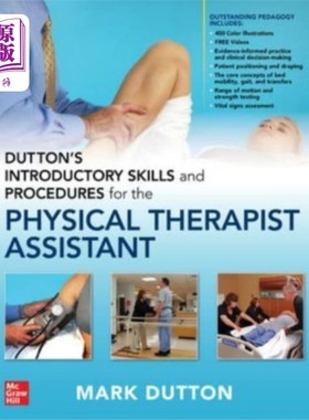 海外直订医药图书Dutton's Introductory Skills and Procedures for ... 达顿物理治疗师助理入门技能和程序